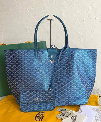 Сумка Goyard Saint Louis Blue GM 